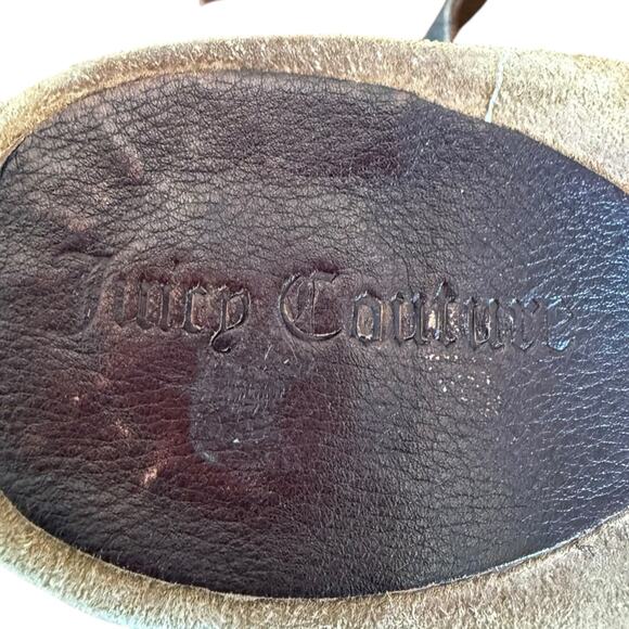 Juicy Couture Women's Y2K Snake Skin Open Toe Ultra High Block Heels - Size 9 - Picture 9 of 10